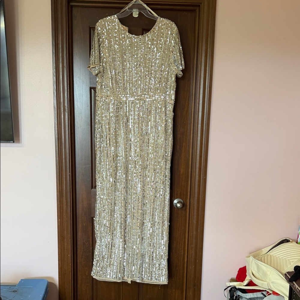 Mac Duggal Elegant White Gown